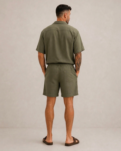 Short Lino con Jareta