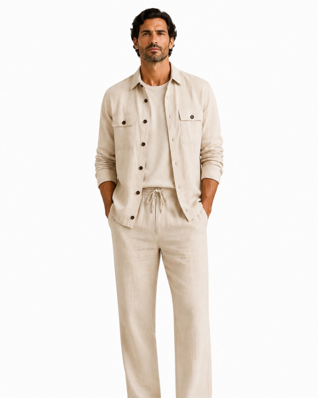 Sobrecamisa de Lino