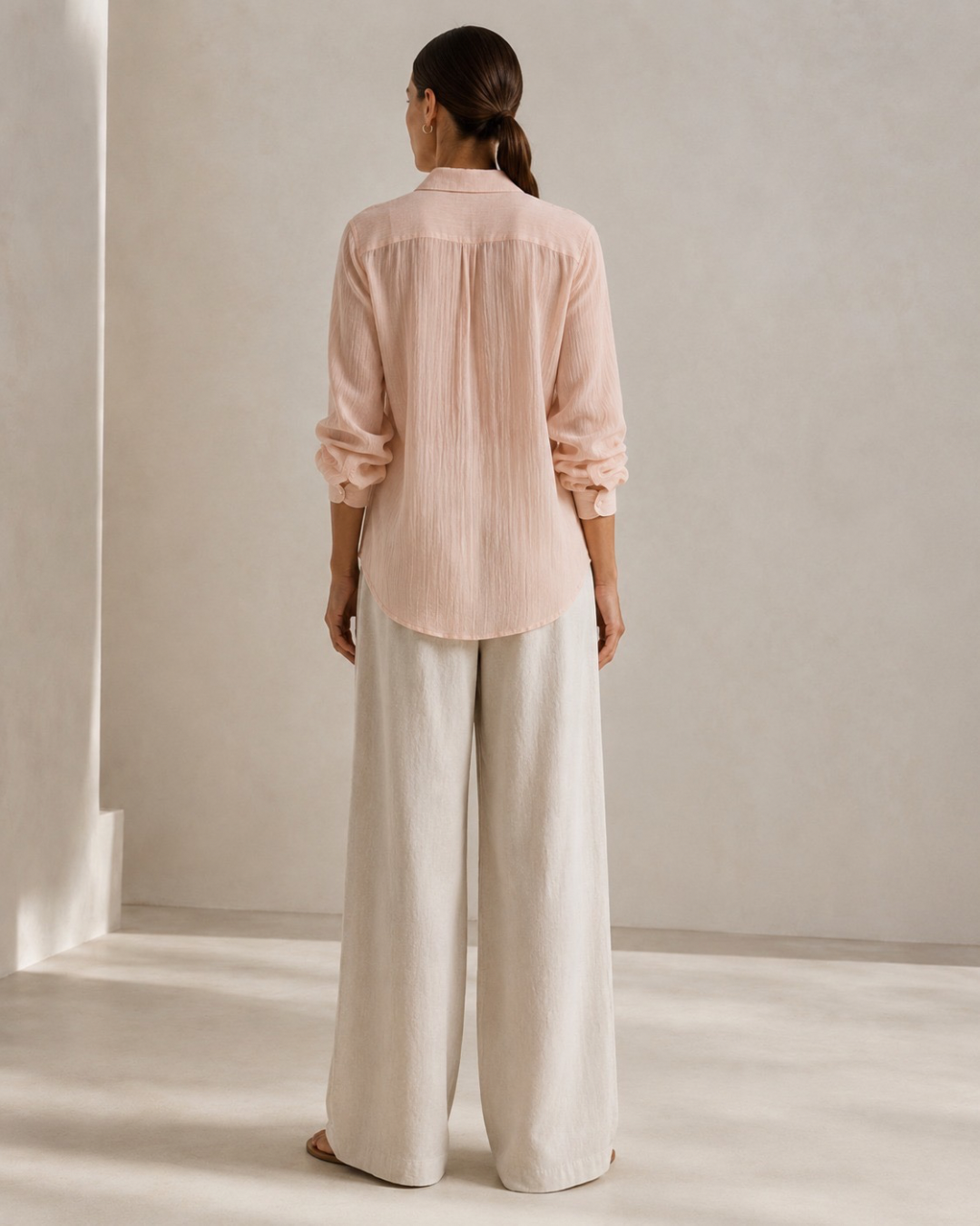 Camisa Oversize de Gasa